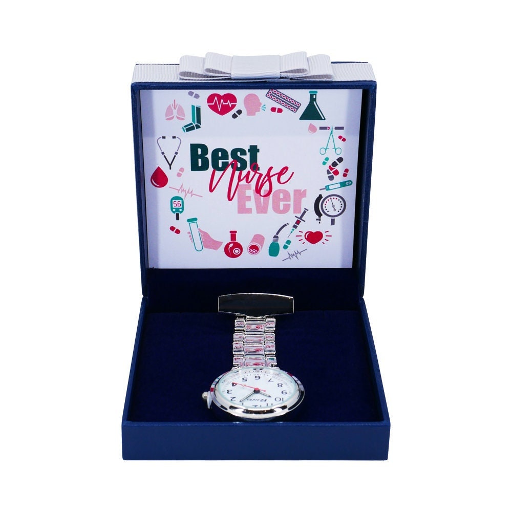 Nurses Fob Watch Best Nurse Ever Thank You NHS Gifts For Women Medical Sincere Gifts