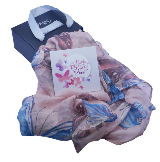 Scarf In Gift Box Mothers Day Birthday Gifts For Mum Nan Grandma UK Seller Personalised Gift Chiffon Scarves Shawl Wrap Head Neck Scarf