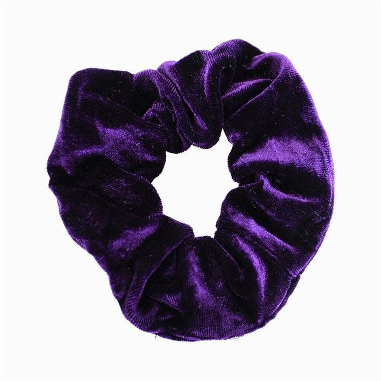 Large Velvet Scrunchies 2 Pack Bobbles UK Seller Soft Snag free Hair Accessories Hair Ties Winter Colours