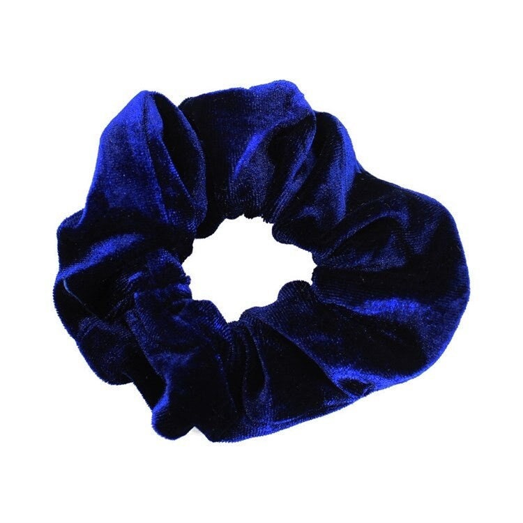 Large Velvet Scrunchies 2 Pack Bobbles UK Seller Soft Snag free Hair Accessories Hair Ties Winter Colours