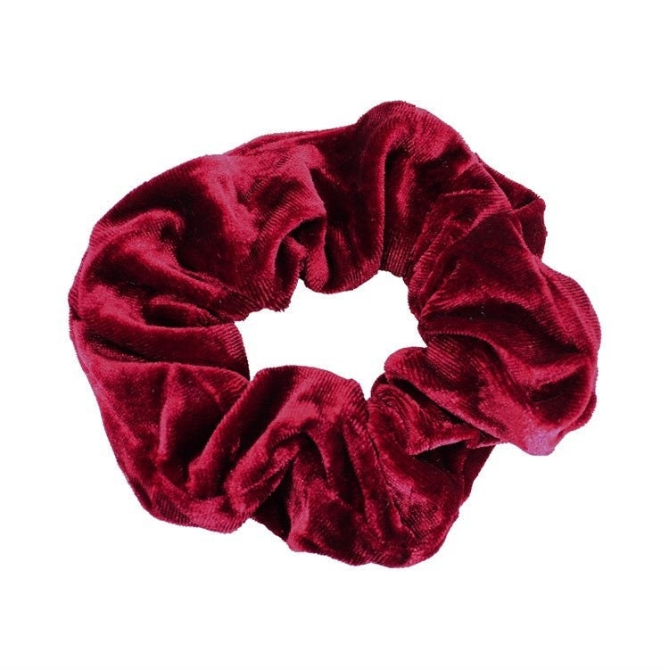 Large Velvet Scrunchies 2 Pack Bobbles UK Seller Soft Snag free Hair Accessories Hair Ties Winter Colours