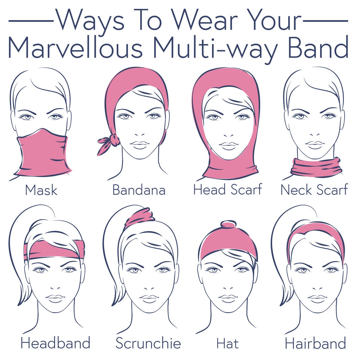 Neck Mask Multi Way Scarf FREE Delivery Face Covering Bandana UK Seller Face Masks Adult Teenager