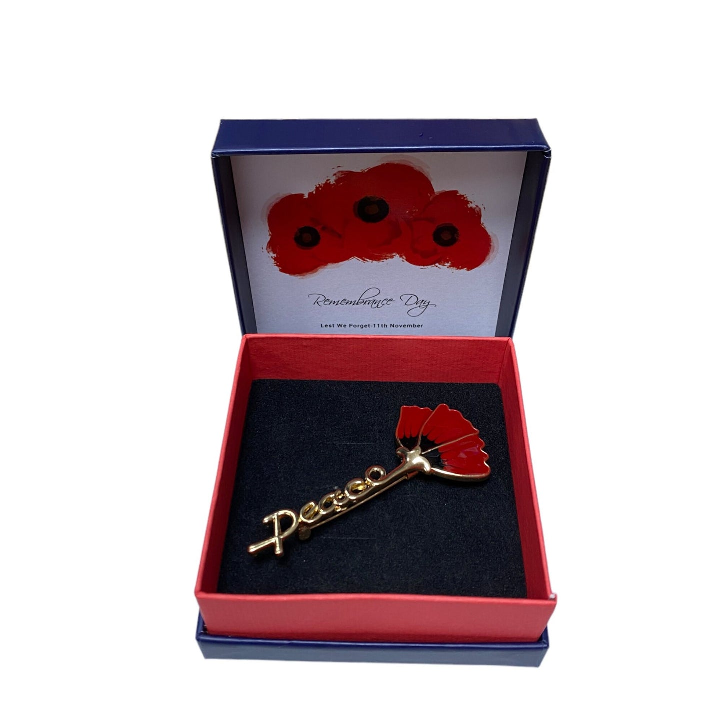 Poppy Pin Cross Brooch 2022 UK Seller Poppy Badge Keepsake Gifts Poppy Accessories Women Remembrance Day Memorial Day Poppy Day