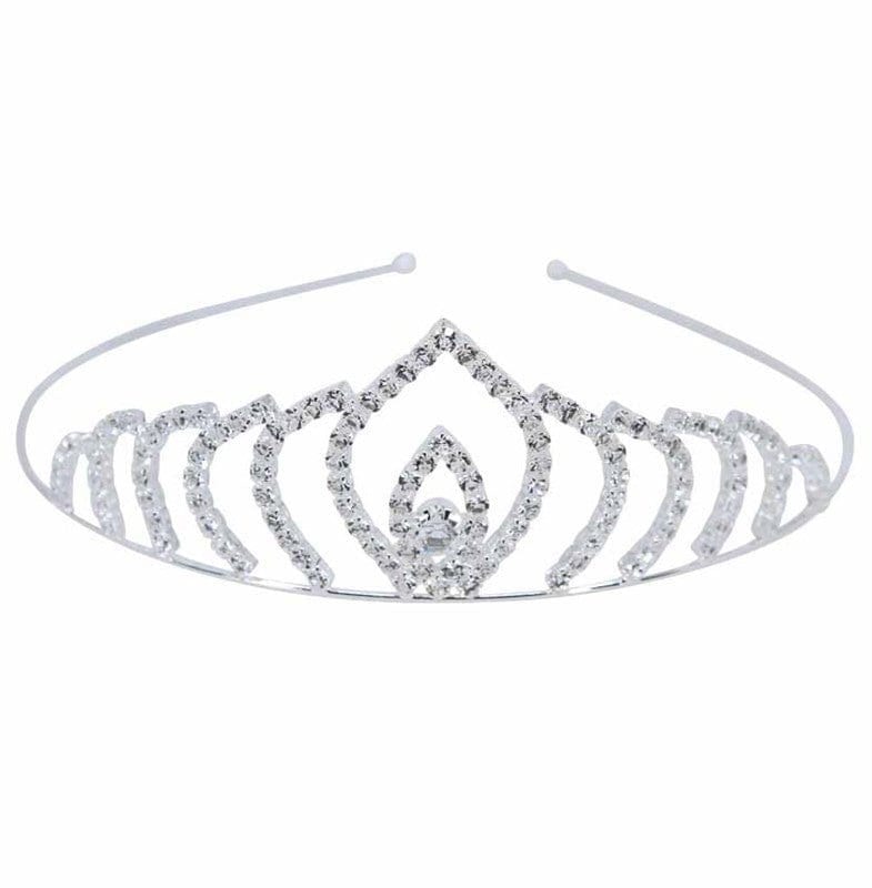 Bridesmaid Tiaras CZ Cubic Zirconia Tiara Crown Flower Girl Small Tiaras Photo Props Prom Bride Wedding Hair Accessories UK Seller