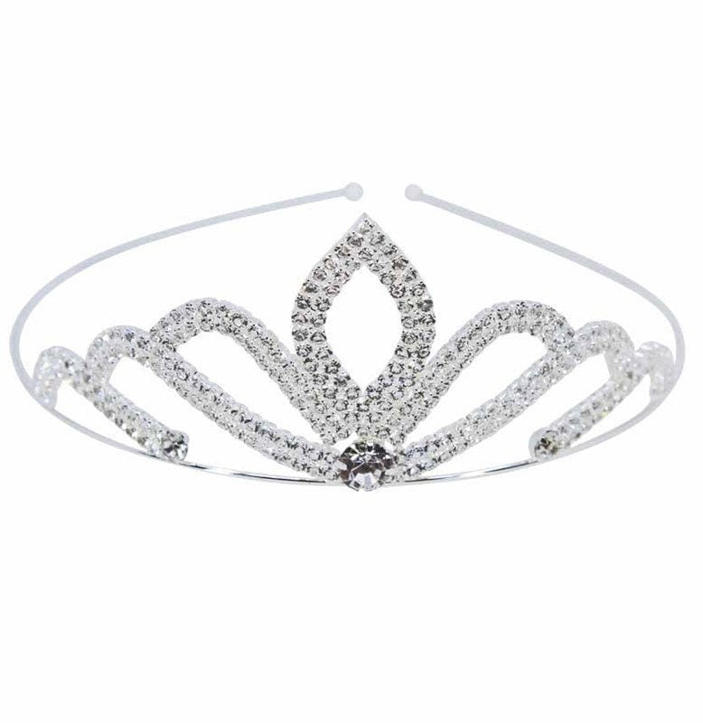 Bridesmaid Tiaras CZ Cubic Zirconia Tiara Crown Flower Girl Small Tiaras Photo Props Prom Bride Wedding Hair Accessories UK Seller