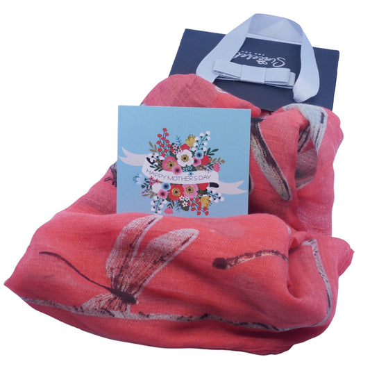 Scarf In Gift Box Mothers Day Birthday Gifts For Mum Nan Grandma UK Seller Personalised Gift Chiffon Scarves Shawl Wrap Head Neck Scarf