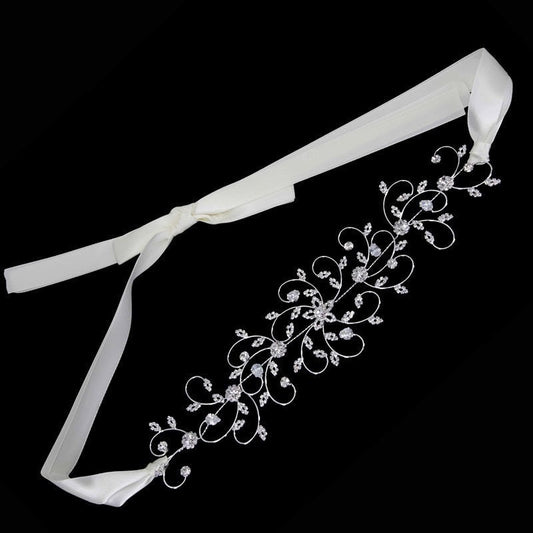 Wedding Dress Belt Crystal Sash Satin White Cream Belts Bridal Accessories Embellishments Bride Bridesmaids Flower Girl