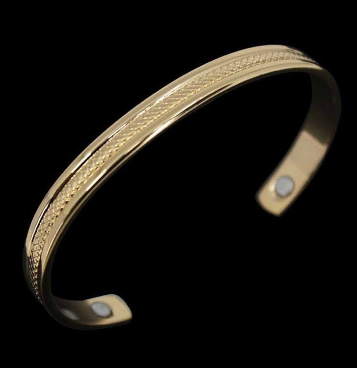 Copper Silver Gold  Magnetic Bangles Bracelet UK Seller Arthritis Pain Relief Rheumatism Earth Magnets Health Management Women UK