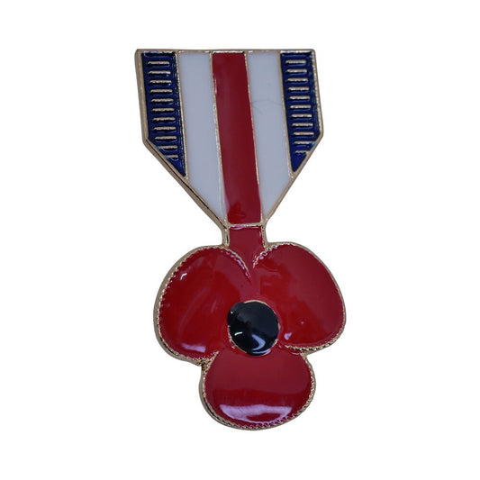 Poppy Brooch Poppy Pin Badge Medal ETSY Best Seller 2020 UK  Poppy Keepsake Gifts Poppy Accesories Women Remembrance Day