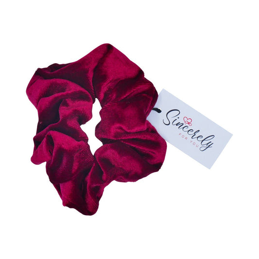 2 Pack Velvet Hair Scrunchies Back To School Hair Ties Plain Scrunchies Bobbles Hair Accessories Women UK Seller