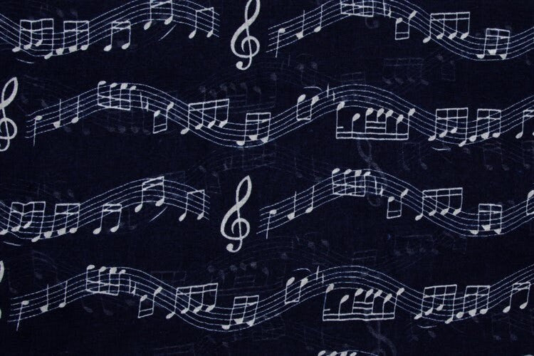 Music Note Maxi Scarf High Quality Cotton Feel Super Soft Winter Scarves Christmas Gifts For Women Mum Sister Friend  UK Seller