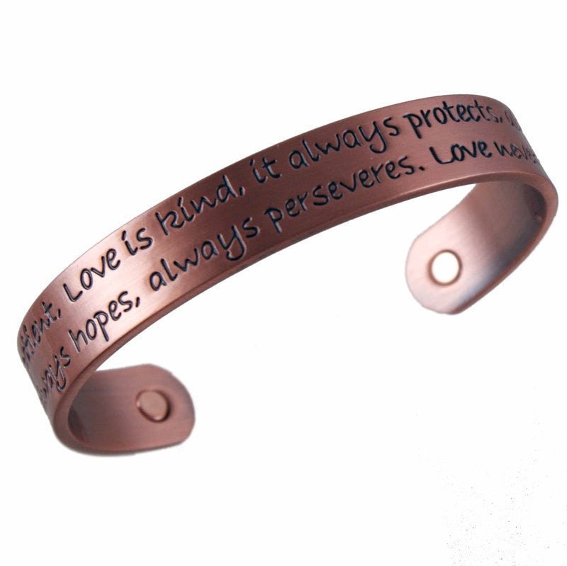 Magnetic Bangle Gifts Love Bracelet Arthritis Pain Relief Rheumatism Earth Magnets Health Management Gifts