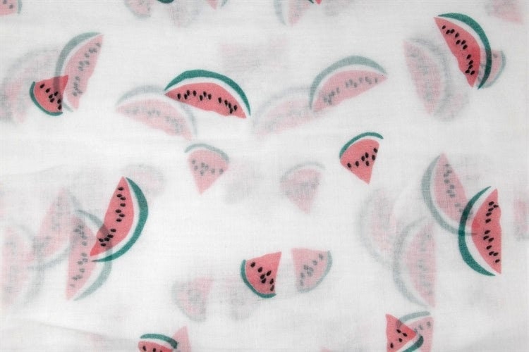 Watermelon Maxi Scarves Fruit Summer  Maxi Scarf High Quality Cotton Feel Super Soft Christmas Birthday Gifts For Women Mum Nan Sister