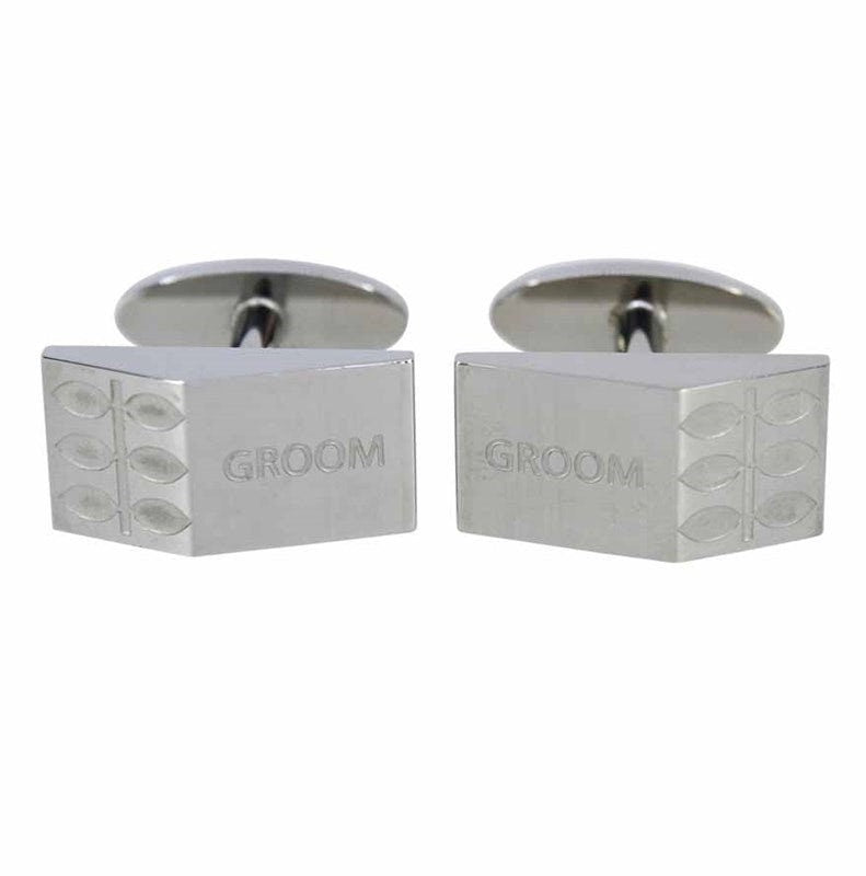 Groom Cufflinks Engraved Cuff Links Wedding Party Boxed Gift Set Bridal Party Gifts