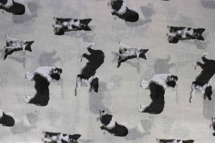 Dog Print Maxi Scarf  Birthday Gifts For Mum Nan Sister Grandma UK Seller Personalised Gift Chiffon Scarves Shawl Wrap Head Neck Scarf