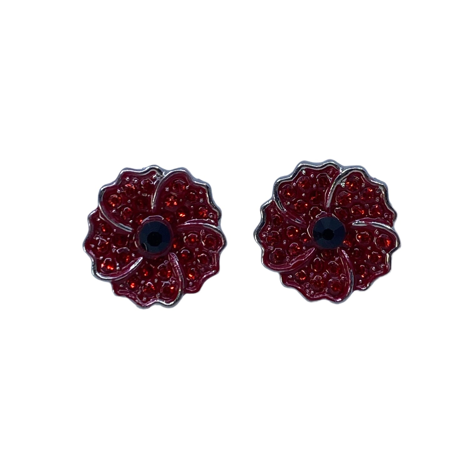 Poppy Earrings Poppy Pin Memorial Day Remembrance Day Gifts For Women Mum Nan Sister Teacher Friend UK Seller Red Poppy Flower Earrings