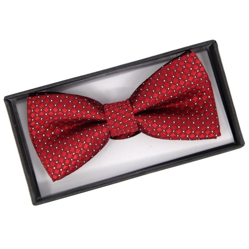 Kids Bow Tie For Boys Pre Tied Dicky Bow Adjustable Strap Christmas Formal Dinner Occassion Wedding Birthday Page Boy Red Black Grey 2022