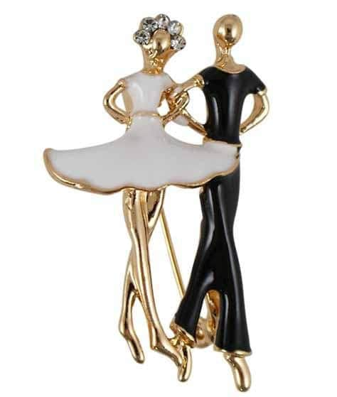 Ballroom Dancing Gift Dancer Brooch Pin Badge Gifts for Women Daughter Birthday Exam Ballet Shoes Dancer Sincerely ForYou Christmas Gifts