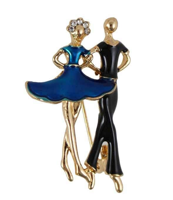 Ballroom Dancing Gift Dancer Brooch Pin Badge Gifts for Women Daughter Birthday Exam Ballet Shoes Dancer Sincerely ForYou Christmas Gifts