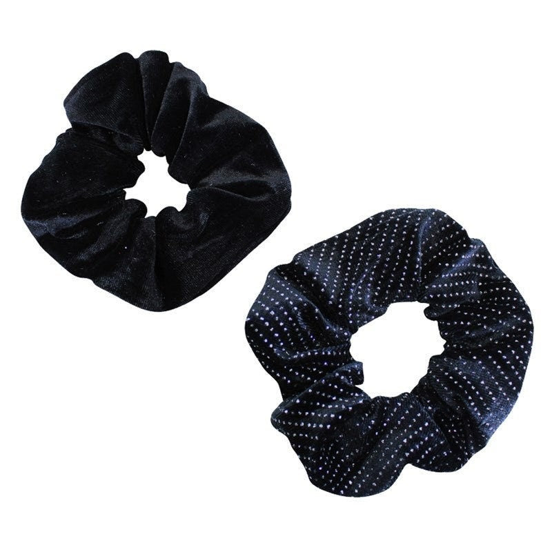 Velvet Hair Scrunchies Luxury Super Soft Hair Glitter Scrunchy Back to School Hair Accessories Hair Ties Bobbles