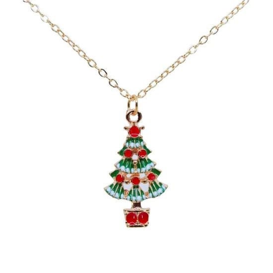 Christmas Necklace Pendant Stocking Filler Cheap Gifts Secret Santa Teacher Gifts UK Seller