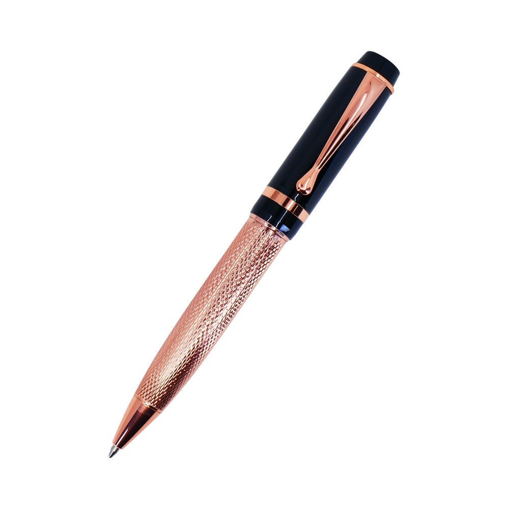 Black and Rose Gold Luxury Pen Gift Set Unisex Fathers Day Gifts Birthday Gifts for Mum Nan