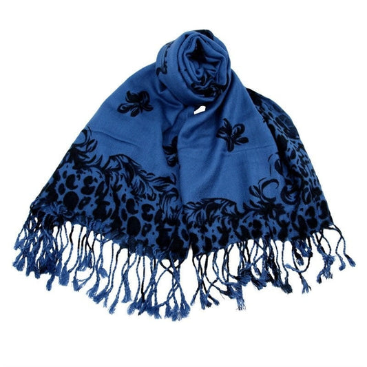 Pashmina Scarf Cashmere Feel Super Soft Animal Print Floral Winter Scarves Christmas Gifts Mother Day Birthday Mum Nan Sister  UK Seller