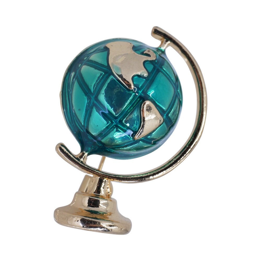 Teacher Thank You Gift Globe Brooch Best Teacher Ever Gift Appreciation End of Year Christmas Birthday Leaving School Geography