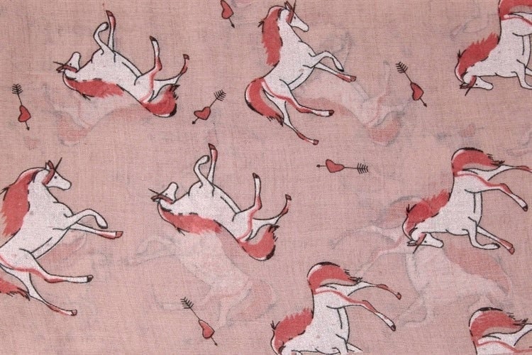 Unicorn Print Maxi Scarf High Quality Cotton Feel Super Soft Winter Scarves Christmas Gifts For Women Mum Sister Friend  UK Seller