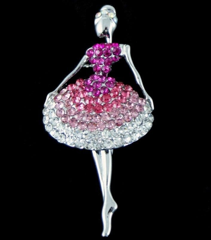 Ballet Dancer Ballerina Brooch Pin Badge Gifts for Women Daughter Birthday Exam Ballet Shoes Dancer Sincerely ForYou Christmas Gifts Mum Nan