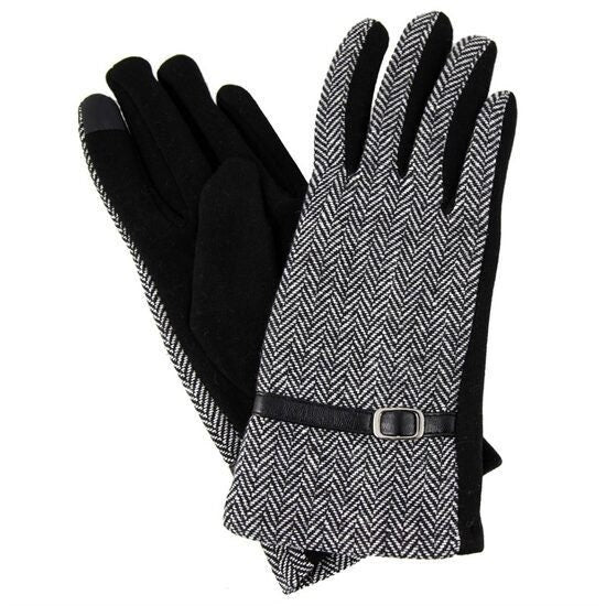 NEW 2022 Touch Screen Women's Gloves UK Seller Fleece Lined Lace Fur Fancy Gloves Christmas Gifts Mum Nan Sister Friend Warm Black Grey Red