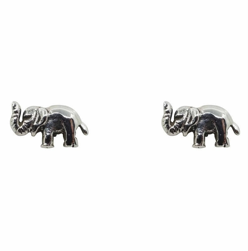 Sterling Silver Elephant Stud Earrings Birthday Present Christmas Gifts UK SincerelyForYou