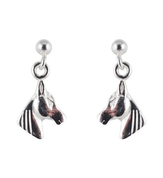 Horse Sterling Silver Drop Stud Earrings Sterling Silver Gift Horse Animal Women Girls  Birthday Christmas Gifts UK SincerelyForYou