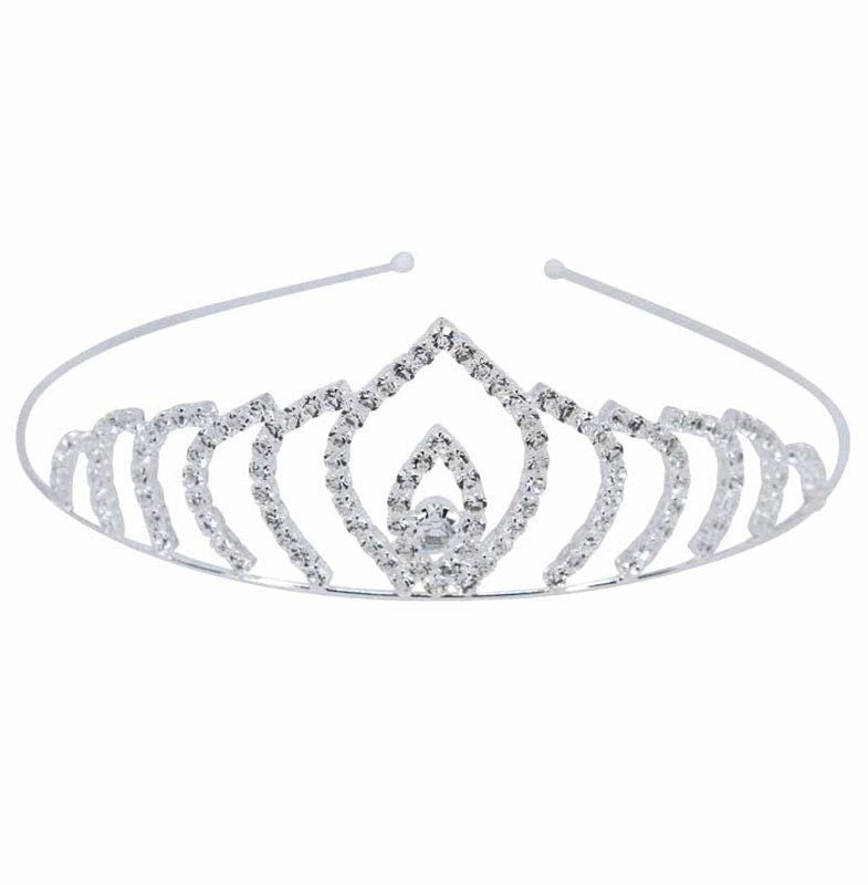 Bridesmaid Tiaras CZ Cubic Zirconia Tiara Crown Girl Small Tiaras Photo Props Prom Wedding Hair Accessories  UK Seller