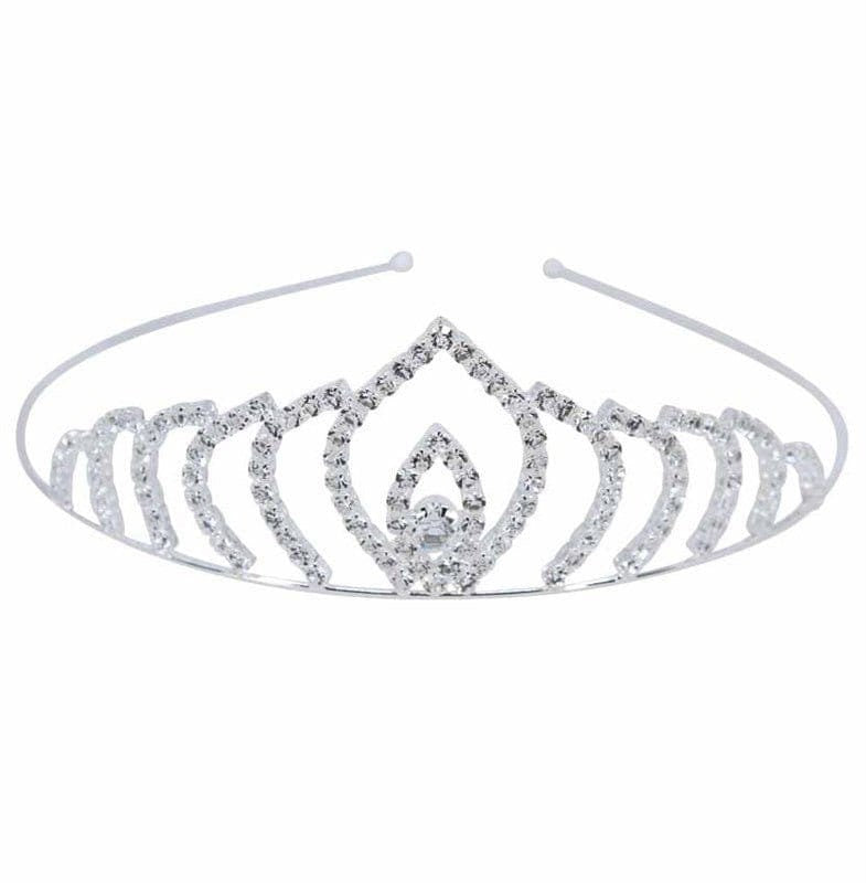 Bridesmaid Tiaras Cubic Zirconia Tiara Crown Flower Girl Small Tiaras Photo Props Prom Wedding Hair Accessories  UK Seller