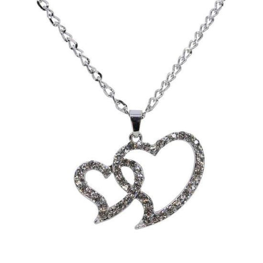 NEW! XXL Statement Heart Pendant Gold & Silver Genuine Crystals Three Styles Necklace Jewellery Women Birthday Christmas UK Etsy Seller