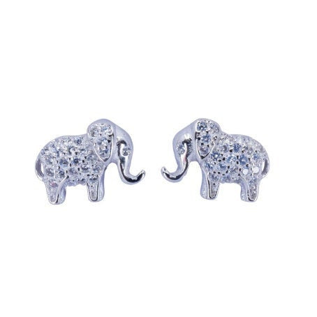 Sterling Silver Elephant Stud Earrings Birthday Present Christmas Gifts Women Girls UK SincerelyForYou