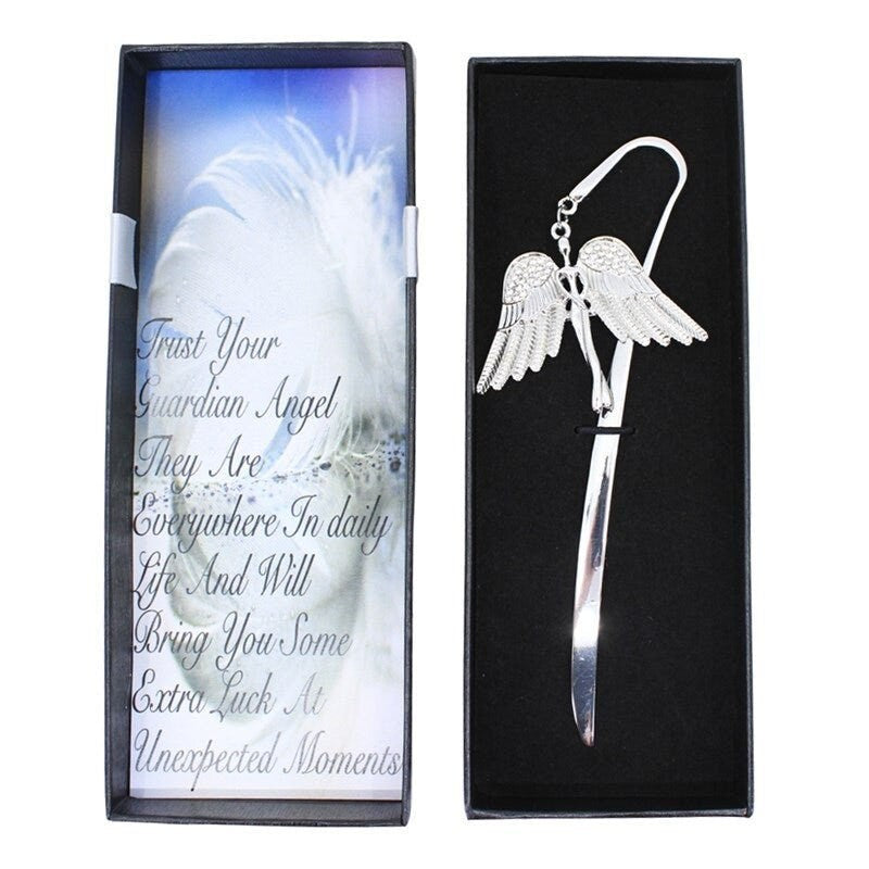 Bookmark For Women Uk Seller Guardian Angel Gifts Angel Wings Office Stationary Lucky Charm Women Christmas Birthday Gifts Mum Nan Sister