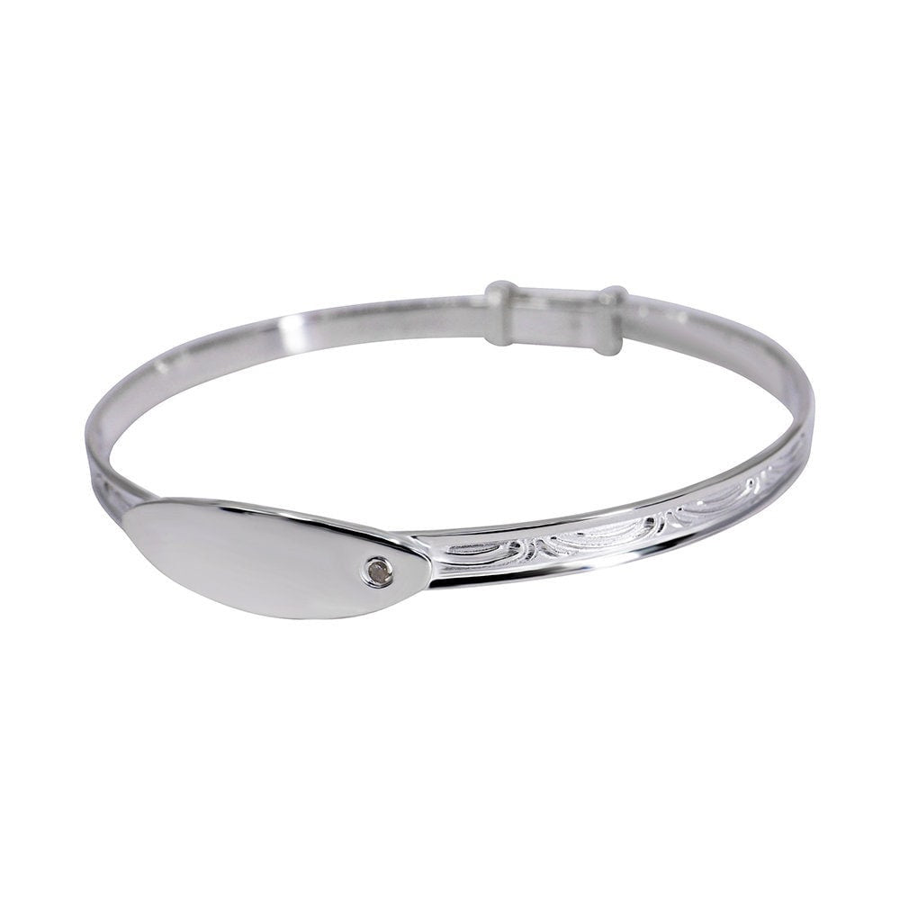 Girls Baby Bangle Sterling Silver Personalised Gifts Baby Girls First Birthday Baby Shower New Born Baby Present Baby Christmas Boxed Set