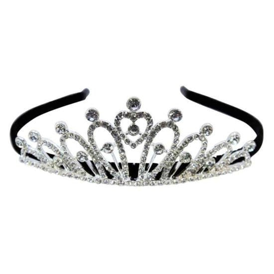 Bridesmaid Silver Tiaras Tiara Crown Flower Girl Small Tiaras Photo Props Prom Bride Wedding Hair Accessories UK Seller