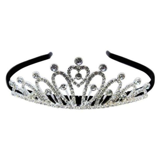 Bridesmaid Silver Tiaras Tiara Crown Flower Girl Small Tiaras Photo Props Prom Bride Wedding Hair Accessories UK Seller