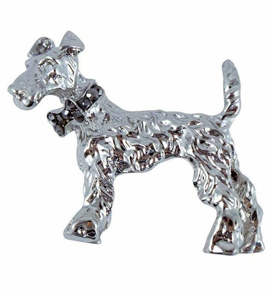 Dog Brooch Puppy Crystal Stones Hand Made UK Brooches for Women Bird Pin Badges Christmas Vintage Pet Animal Gifts Women