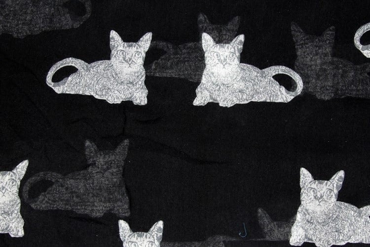 Cat Print Maxi Scarf High Quality Cotton Feel Super Soft Winter Scarves Christmas Gifts Women Mum Sister Nan Friend Cat Lover UK Seller