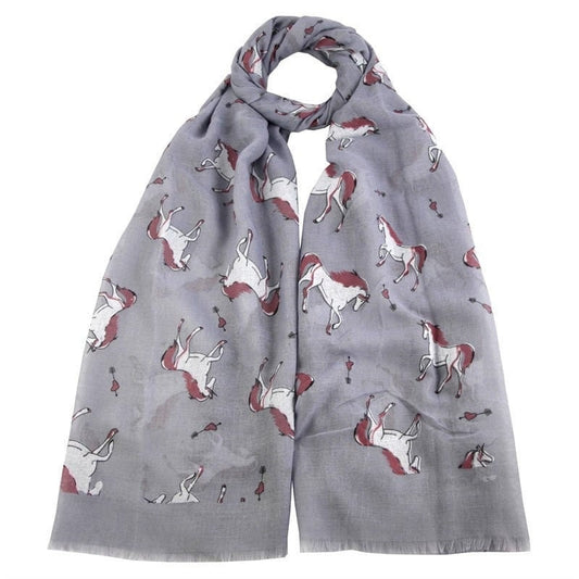 Unicorn Print Maxi Scarf High Quality Cotton Feel Super Soft Winter Scarves Christmas Gifts For Women Mum Sister Friend  UK Seller