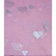 Foil Love Heart Print Maxi Scarf  Gifts UK Seller Mum Nan Sister Cotton Summer