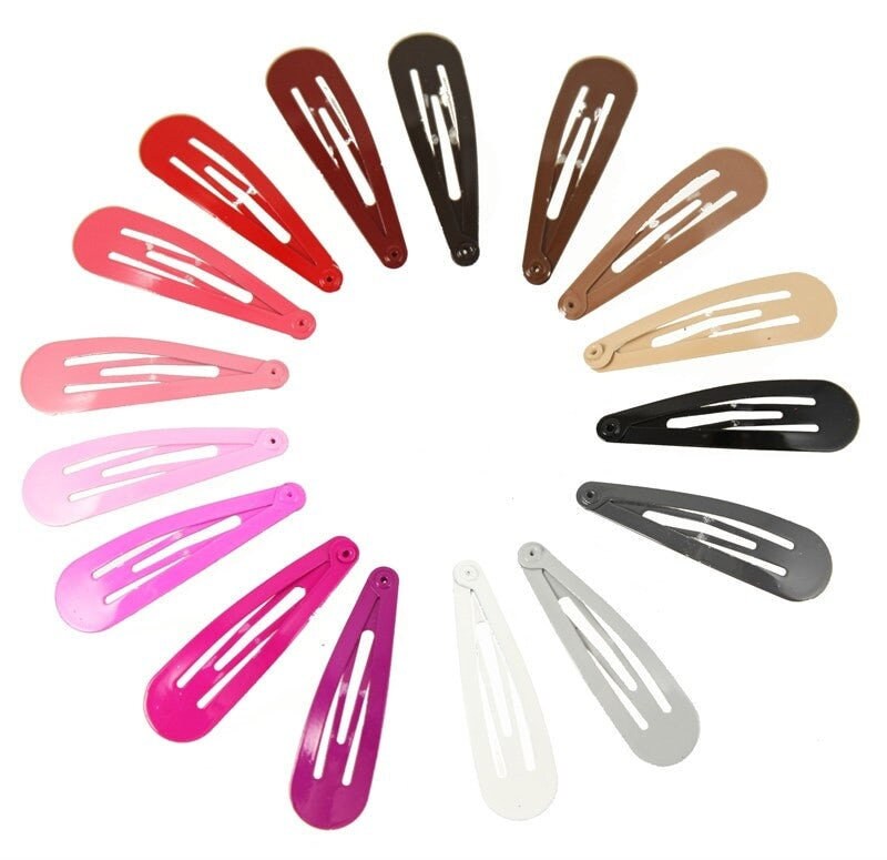 Hair Clip Hair Grip Girls Toddlers Hair Slides Bendy Clips Design Girls Teenagers Hair Accessories Bendies Assorted Colours