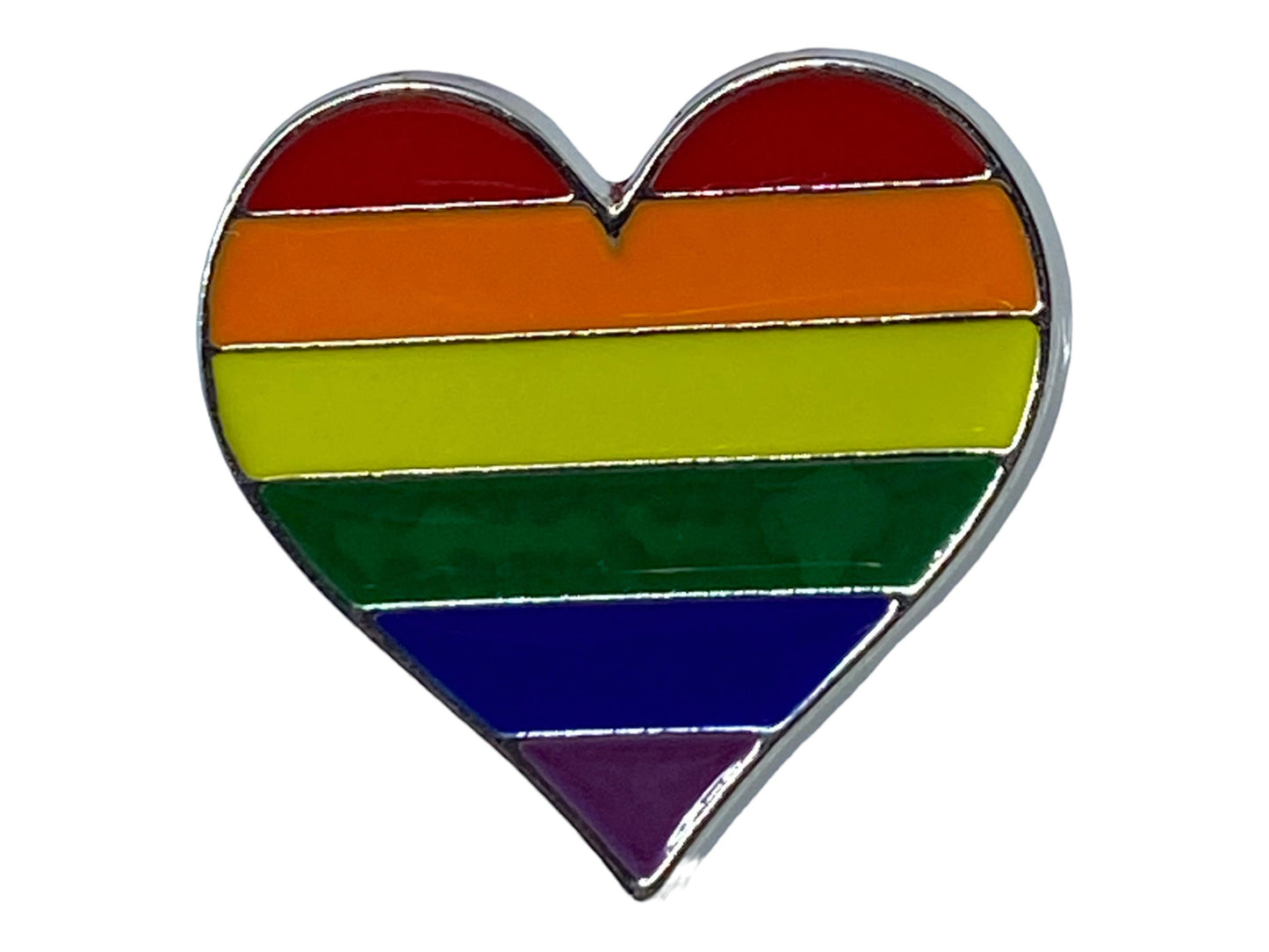 LGBT Pins Rainbow Pride Flag Peace Heart Love Is Love Enamel Pin Badge Brooch