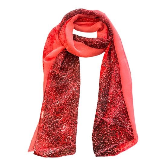 Silk Inspired Scarf Women Super Soft Scarves Light Weight Animal Leopard Print Summer Print Silk Scarves Shawl Wrap